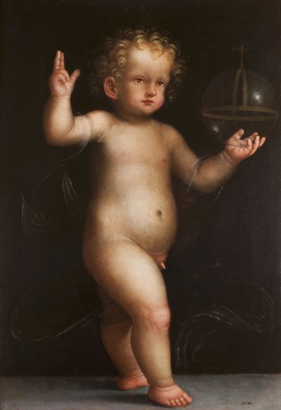 Gesù come Salvator Mundi, 1519 da Lombard School